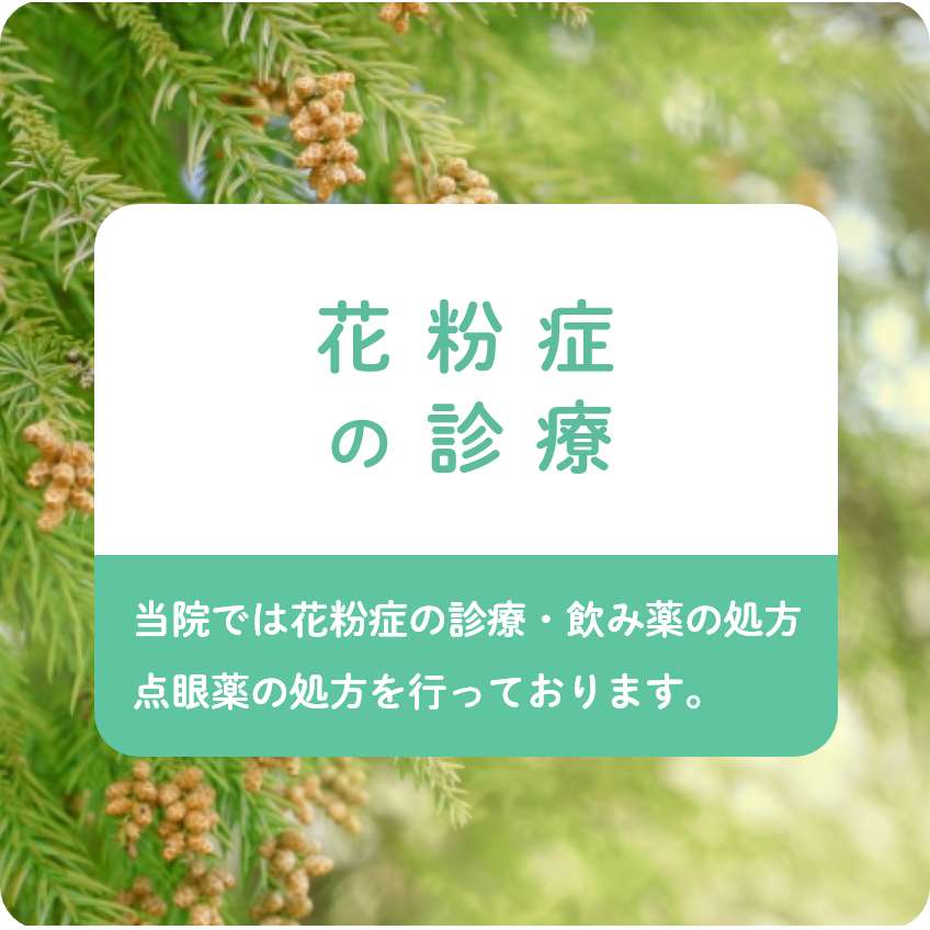 花粉症の診療