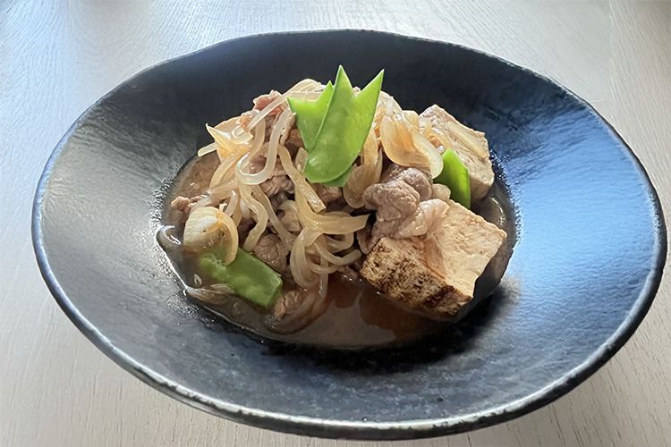 しらたき・豆腐・牛肉のコチュジャン炒め煮