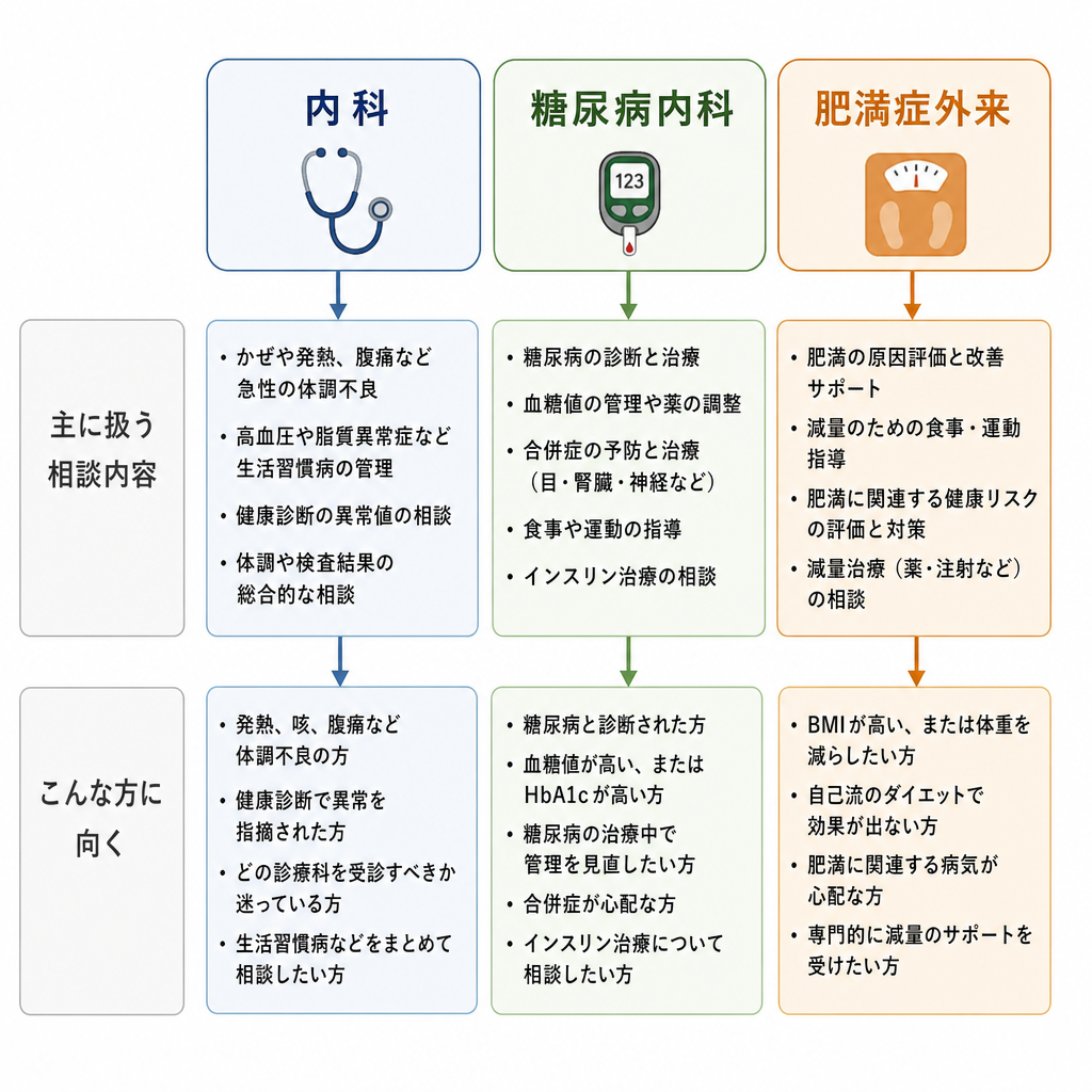 初台でクリニックを探す｜健診結果の相談先を決める